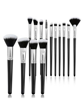 Makeup Brush Set, Premium Synthetic 14 Pcs Makeup Brushes, Travel Makeup Brush